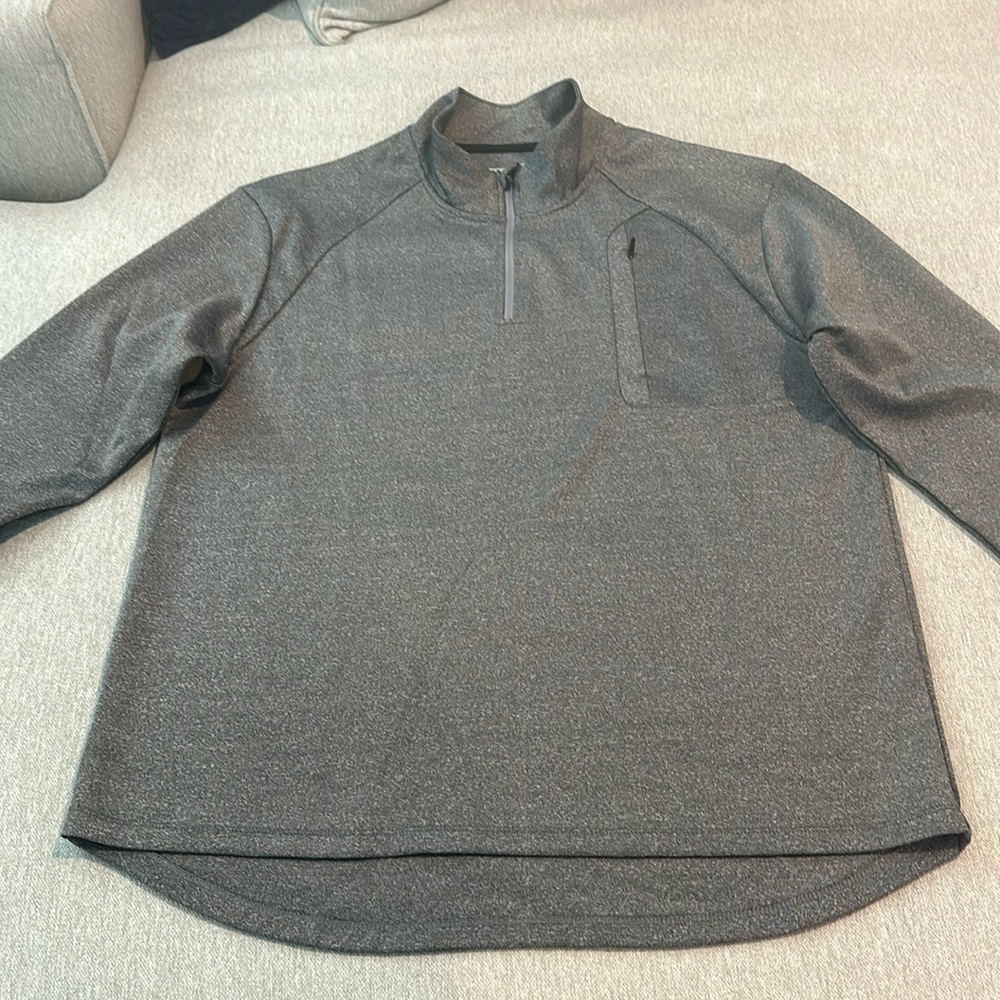 ASOS 4505 Grey Quarter-Zip Training Sweatshirt Size XXL
